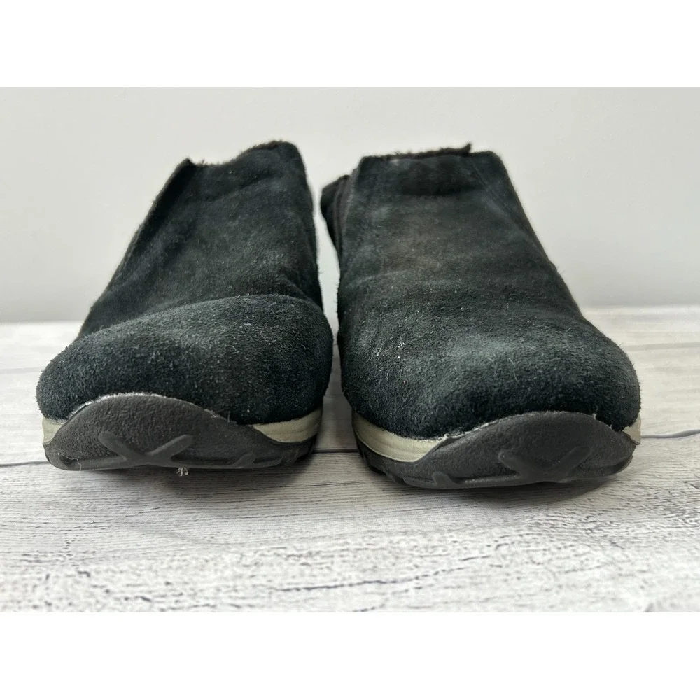 Merrell Jungle Moc Frosty‎ Waterproof Kids Boys 5 Black Slip On Shoes Casual